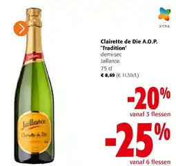 Colruyt Clairette de Die A.O.P. ‘Tradition’ aanbieding