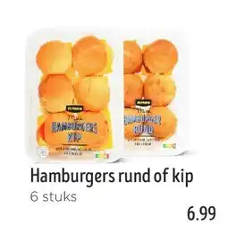 Jumbo Hamburgers rund of kip aanbieding
