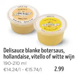 Jumbo Delisauce blanke botersaus, hollandaise, vitello of witte wijn aanbieding