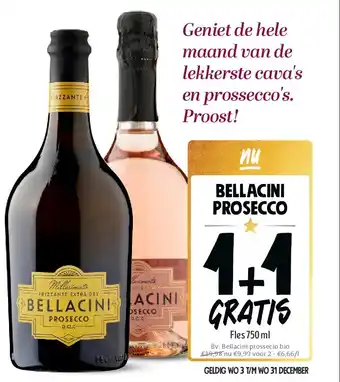 Jumbo BELLACINI PROSECCO aanbieding