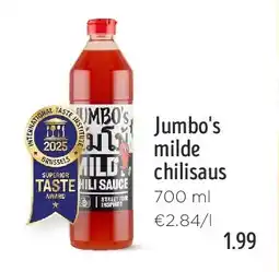 Jumbo Jumbo's milde chilisaus aanbieding