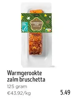 Jumbo Warmgerookte zalm bruschetta aanbieding