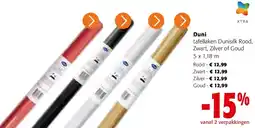 Colruyt Duni tafellaken Dunisilk Rood aanbieding