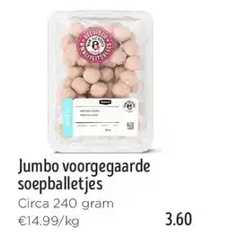 Jumbo Jumbo voorgegaarde soepballetjes aanbieding