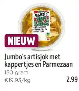 Jumbo Jumbo's artisjok met kappertjes en Parmezaan aanbieding