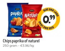 Jumbo Chips paprika of naturel aanbieding