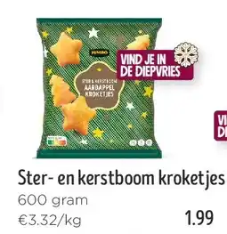 Jumbo Ster- en kerstboom kroketjes aanbieding
