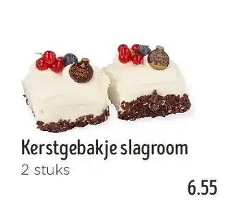 Jumbo Kerstgebakje slagroom aanbieding