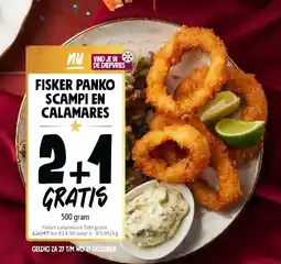 Jumbo FISKER PANKO SCAMPI EN CALAMARES aanbieding