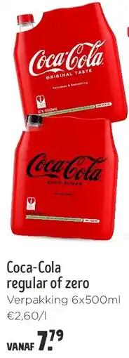 Jumbo Coca-Cola regular of zero aanbieding