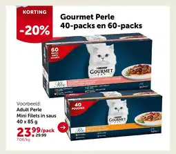 AVEVE Adult Perle Mini Filets in saus 40 x 85 g aanbieding