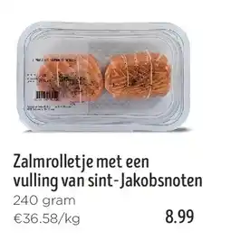 Jumbo Zalmrolletje met een vulling van sint-Jakobsnoten aanbieding