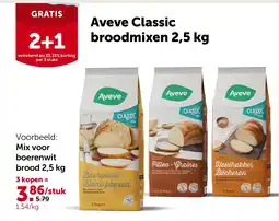 AVEVE Mix voor boerenwit brood 2,5 kg aanbieding