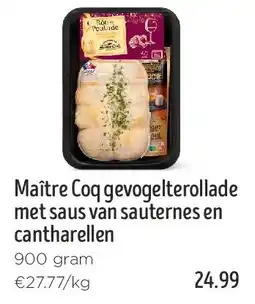 Jumbo Maître Coq gevogelterollade met saus van sauternes en cantharellen aanbieding
