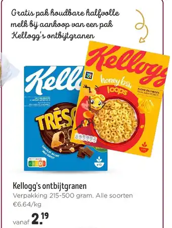 Jumbo Kellogg's ontbijtgranen aanbieding