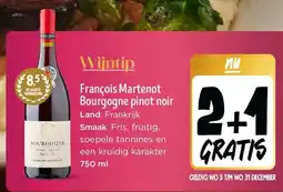 Jumbo François Martenot Bourgogne pinot noir aanbieding