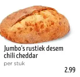 Jumbo Jumbo's rustiek desem chili cheddar aanbieding