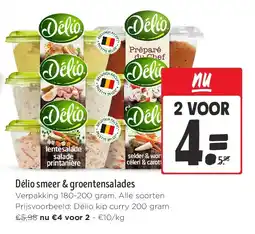 Jumbo Délio smeer & groentensalades aanbieding