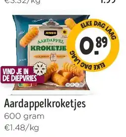 Jumbo Aardappelkroketjes aanbieding