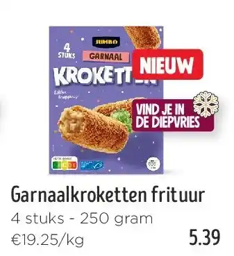 Jumbo Garnaalkroketten frituur aanbieding