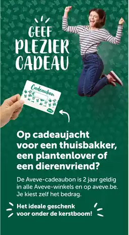 AVEVE geef plezier cadeau aanbieding