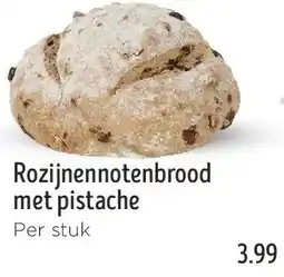 Jumbo Rozijnennotenbrood met pistache aanbieding