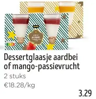 Jumbo Dessertglaasje aardbei of mango-passievrucht aanbieding