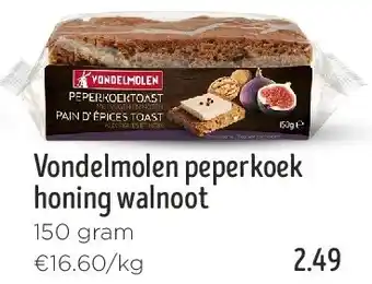Jumbo Vondelmolen peperkoek honing walnoot aanbieding