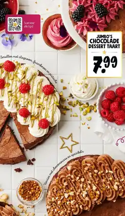 Jumbo JUMBO'S CHOCOLADE DESSERT TAART aanbieding