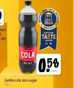Jumbo Jumbo cola zero sugar 1,5 L aanbieding