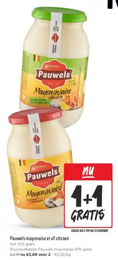 Jumbo Pauwels mayonaise ei of citroen aanbieding