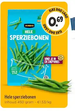 Jumbo Hele sperziebonen aanbieding