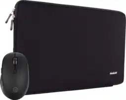 Coolblue BlueBuilt Housse pour PC Portables pour Apple MacBook Air 13 Pouces Noir + Tradendum Souris aanbieding