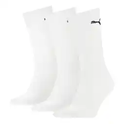 Decathlon SOKKEN Puma Crew Socks 3 Pack, Wit, Uniseks aanbieding