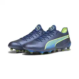 Decathlon KING ULTIMATE FG/AG voetbalschoenen PUMA Persian Blue Pro Green Ultra aanbieding