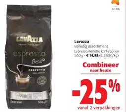 Colruyt Lavazza Espresso Perfetto koffiebonen aanbieding