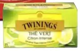 Colruyt Twinings Groene thee Intense citroen aanbieding