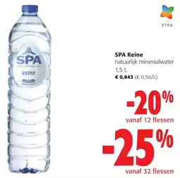 Colruyt SPA Reine natuurlijk mineraalwater aanbieding