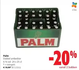 Colruyt Palm Dobbel amberbier 6% vol aanbieding