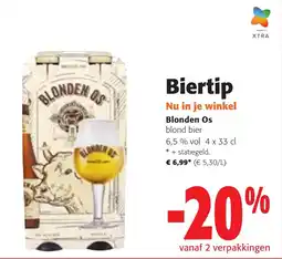 Colruyt Blonden Os blond bier 6,5 % vol aanbieding
