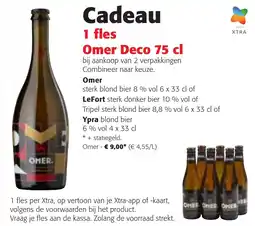 Colruyt Omer sterk blond bier 8 % vol aanbieding