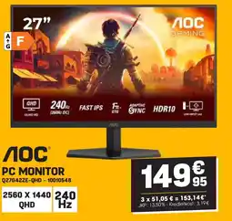 Electro Depot Aoc PC MONITOR aanbieding