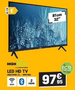 Electro Depot High one LED HD TV aanbieding