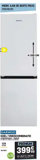 Electro Depot Daewoo KOEL/VRIESCOMBINATIE aanbieding