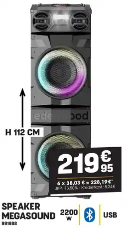 Electro Depot SPEAKER MEGASOUND aanbieding