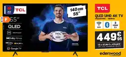 Electro Depot Tcl QLED UHD 4K TV aanbieding