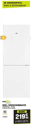 Electro Depot High one KOEL/VRIESCOMBINATIE aanbieding