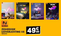 Electro Depot ZESHOEKIGE LEDVERLICHTING X8 aanbieding