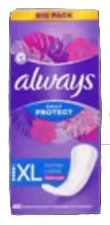 Colruyt Always Daily Protect XL inlegkruisjes aanbieding