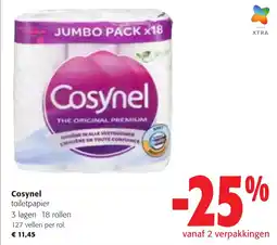Colruyt Cosynel toiletpapier aanbieding